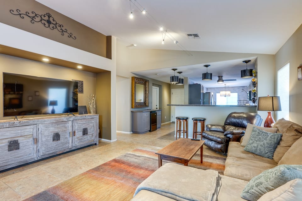 3 Mi to Surprise Stadium! Extended Poolside Stay House in Surprise