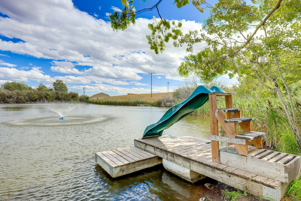 Helena Barn Home w/ Pond on 9 Private Acres House in Montana
