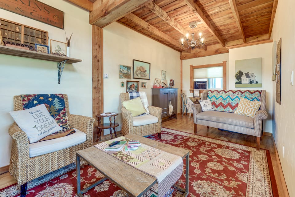 Helena Barn Home w/ Pond on 9 Private Acres House in Montana