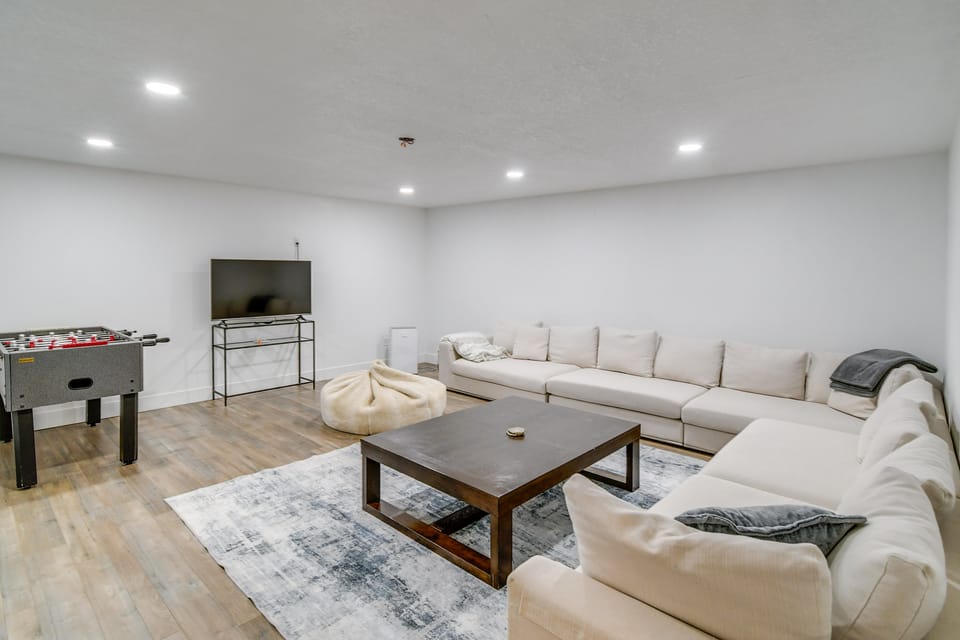 Game Nights + Family Fun! Modern Waukee Home House in West Des Moines