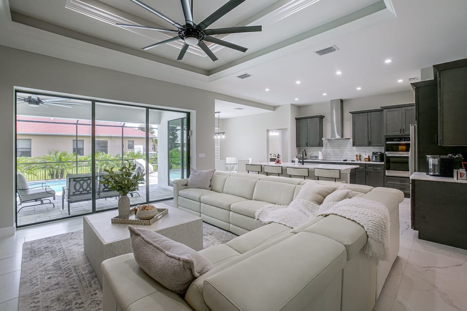 Brand-New Luxury Home w/ Pool! 9 Mi to Pine Island House in Cape Coral