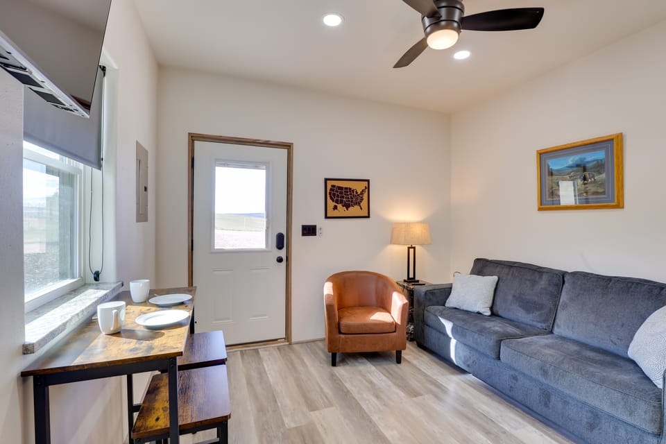 Trail Access & Views! 90-Acre Haven in Hot Springs House in Black Hills