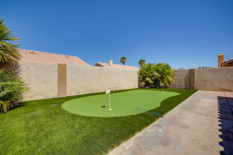Home w/ Putting Green, 11 Mi to Las Vegas Strip! House in North Las Vegas