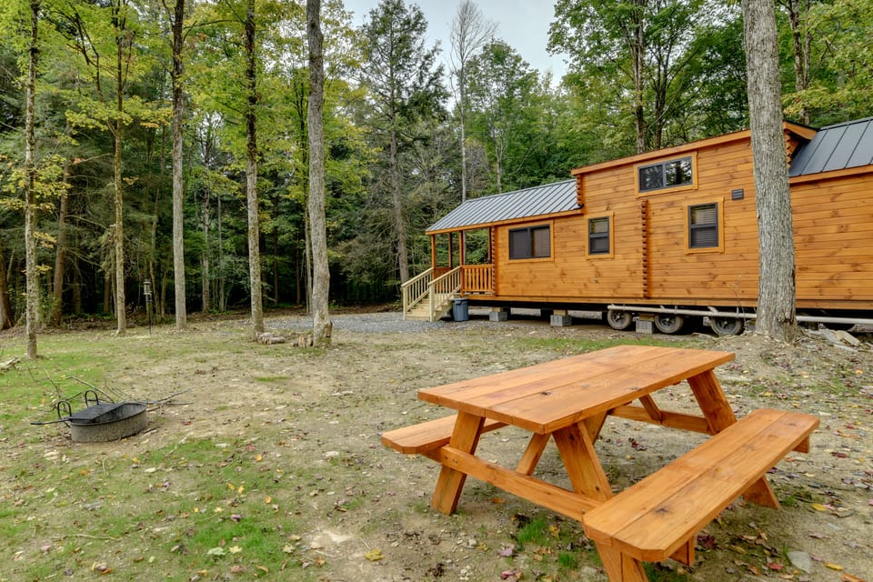 Hike, Bike & Stargaze! Oxford Cabin w/ Fire Pit House in New York