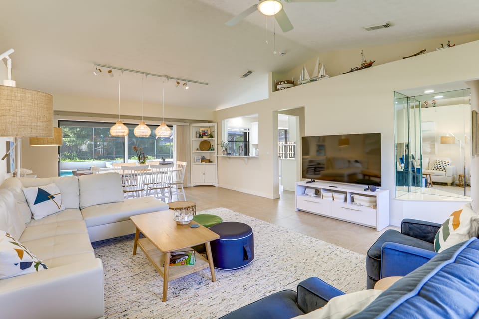 Private Pool! Family Escape, 11 Mi to Jensen Beach House in Port Saint Lucie