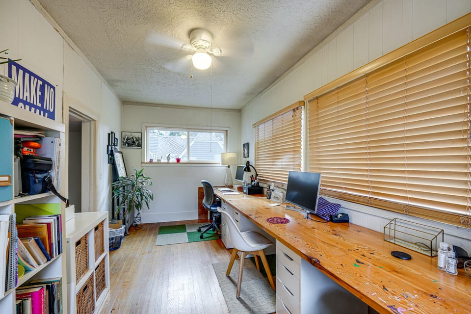 Home w/ Office & Yard, 5 Mi to Dtwn Portland! House in Portland