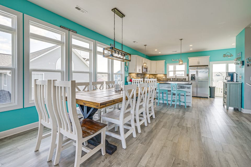 Stroll to Beach! Family Surf City Home w/ Views House in Surf City