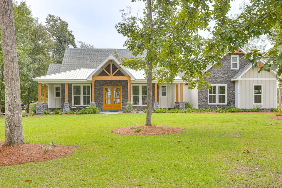 Pool & Hot Tub at Gated Waverly Home House in Camden County
