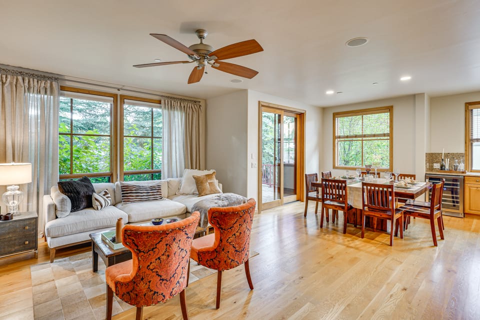 Sun Valley Extended Stay: Central Condo w/ Patio Apartment in Ketchum