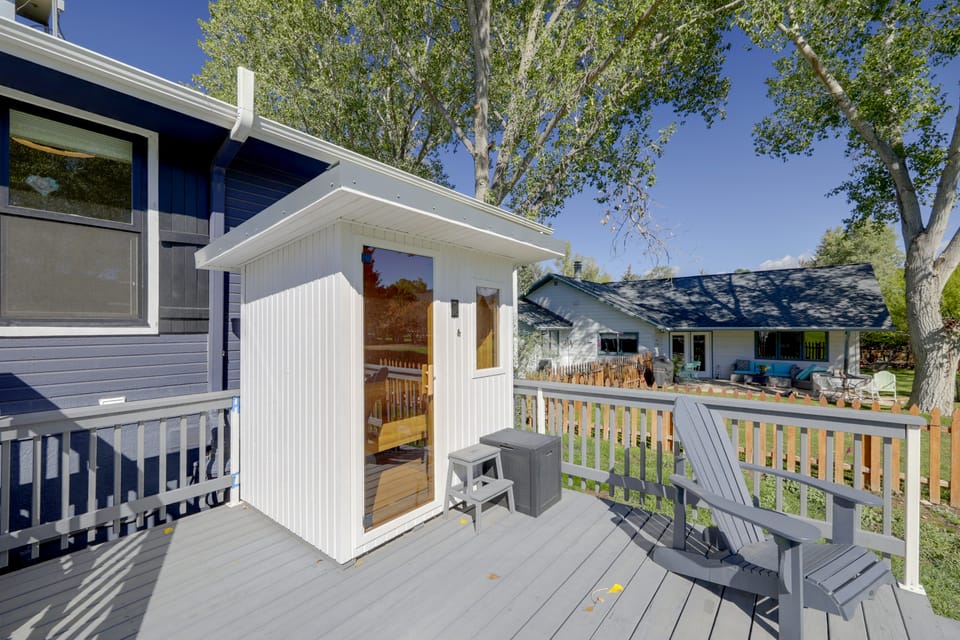 Private Sauna at Family-Friendly Eagle Home w/Deck House in Eagle
