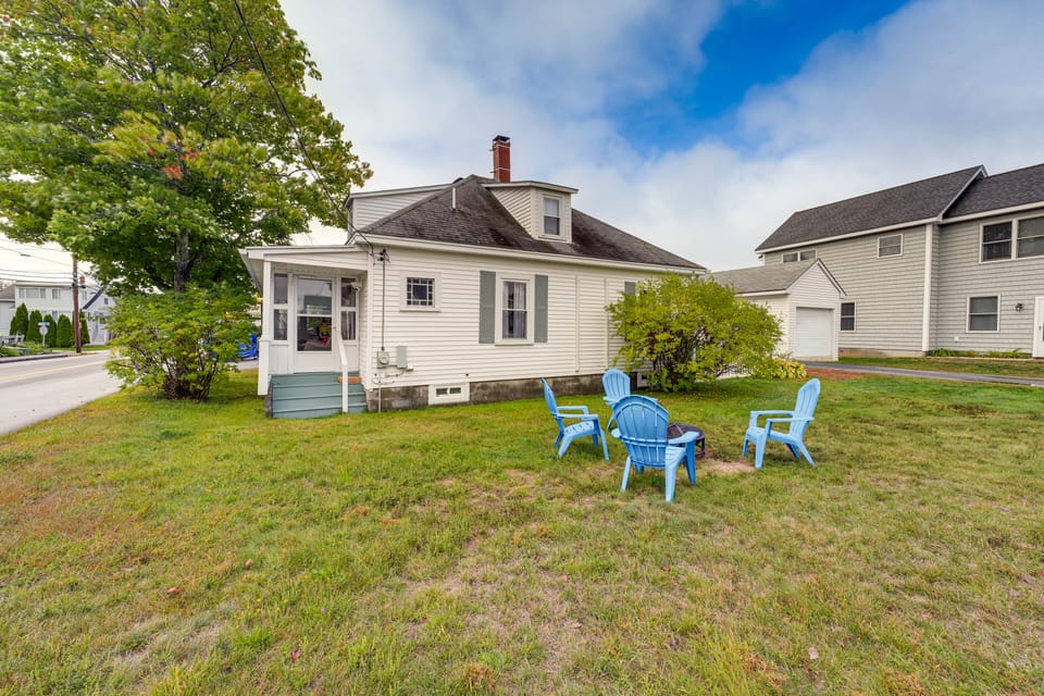 Steps to Shore! Old Orchard Beach Gem w/ Patio House in Old Orchard Beach