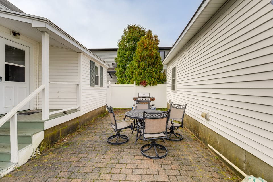 Steps to Shore! Old Orchard Beach Gem w/ Patio House in Old Orchard Beach