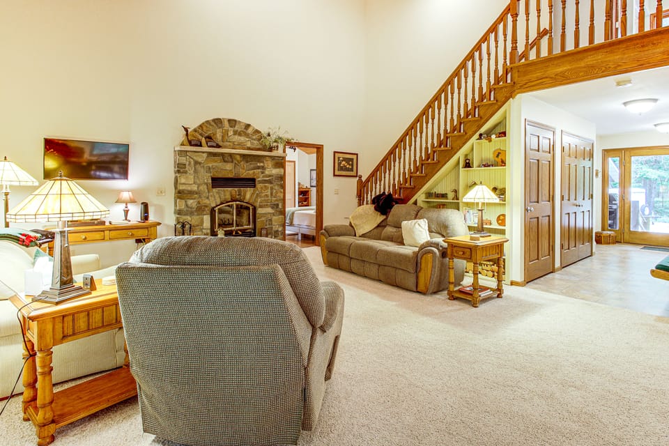 Northwoods Home on a Private No-Motor Lake House in Wisconsin