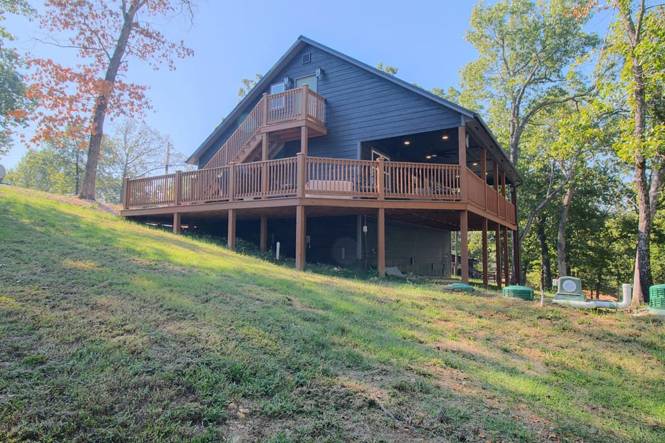Eucha Home: Grand Lake Views, Boat Ramp Access House in Lake O The Cherokees