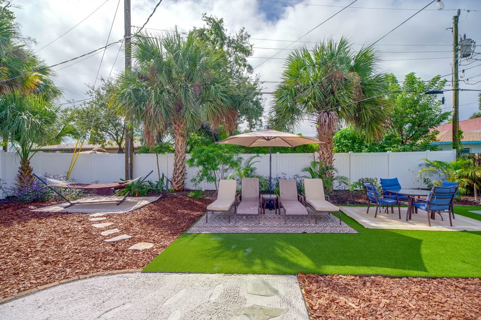 Cape Canaveral Getaway w/ Pool - Walk to Beach Apartment in Cape Canaveral