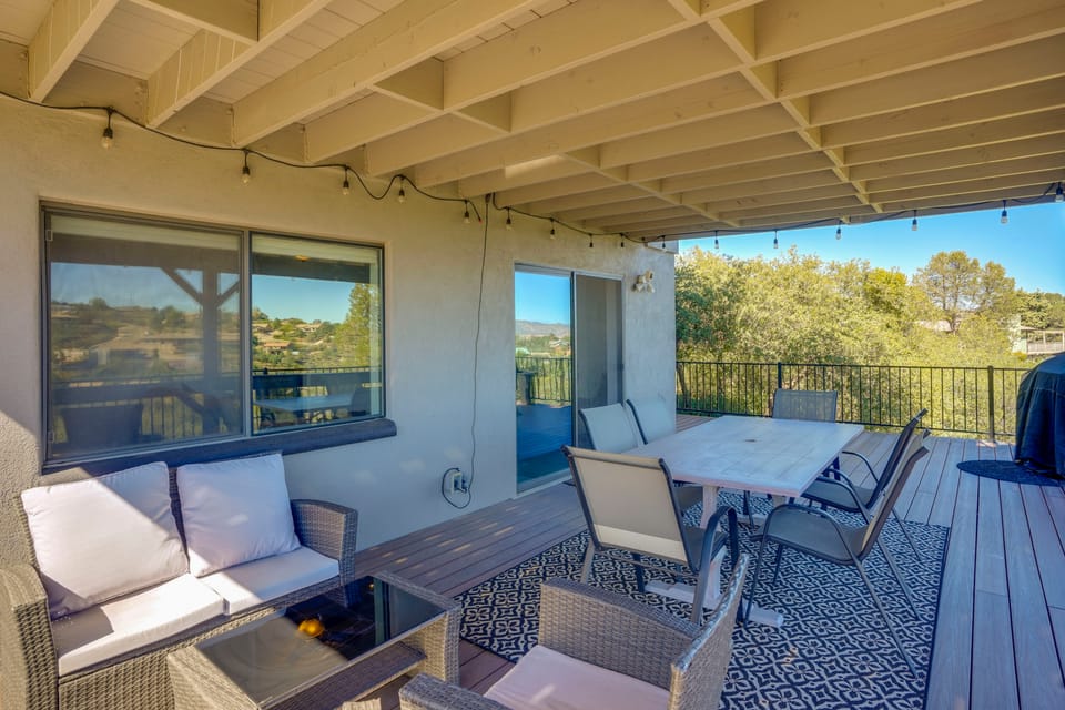 Decks w/ Views! Home 4 Mi to Dtwn & Watson Lake House in Prescott