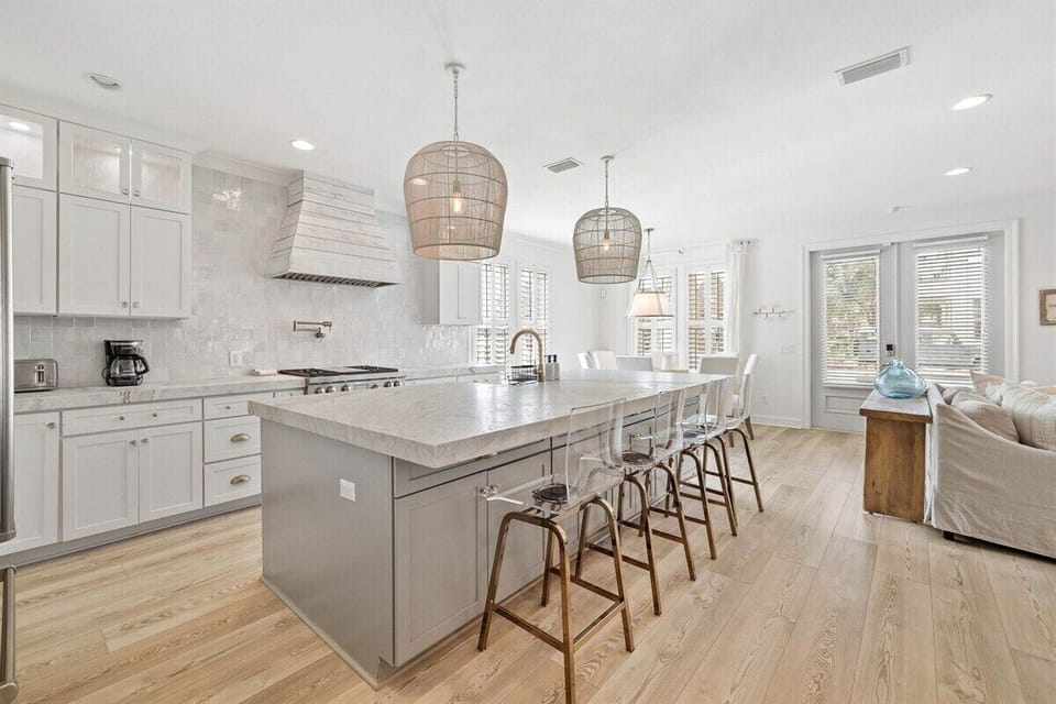 Premium finishes and oversized island ready for entertaining.