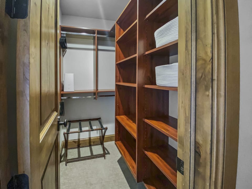 Walk In Closet for Queen Guest Bedroom