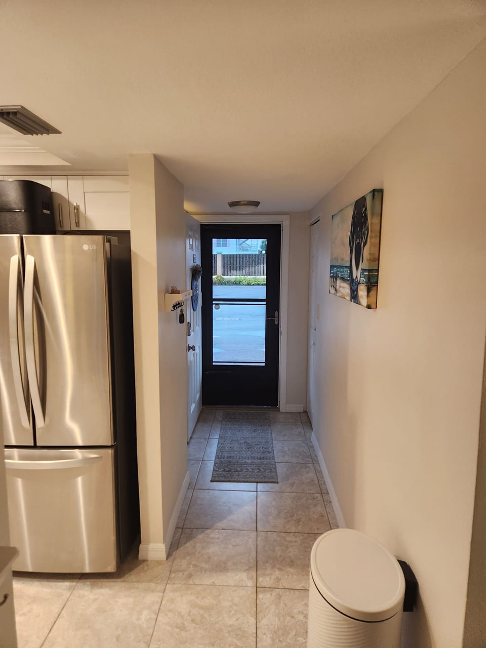 hallway to front door