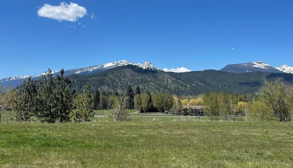 Trapper Peak views from front porch.