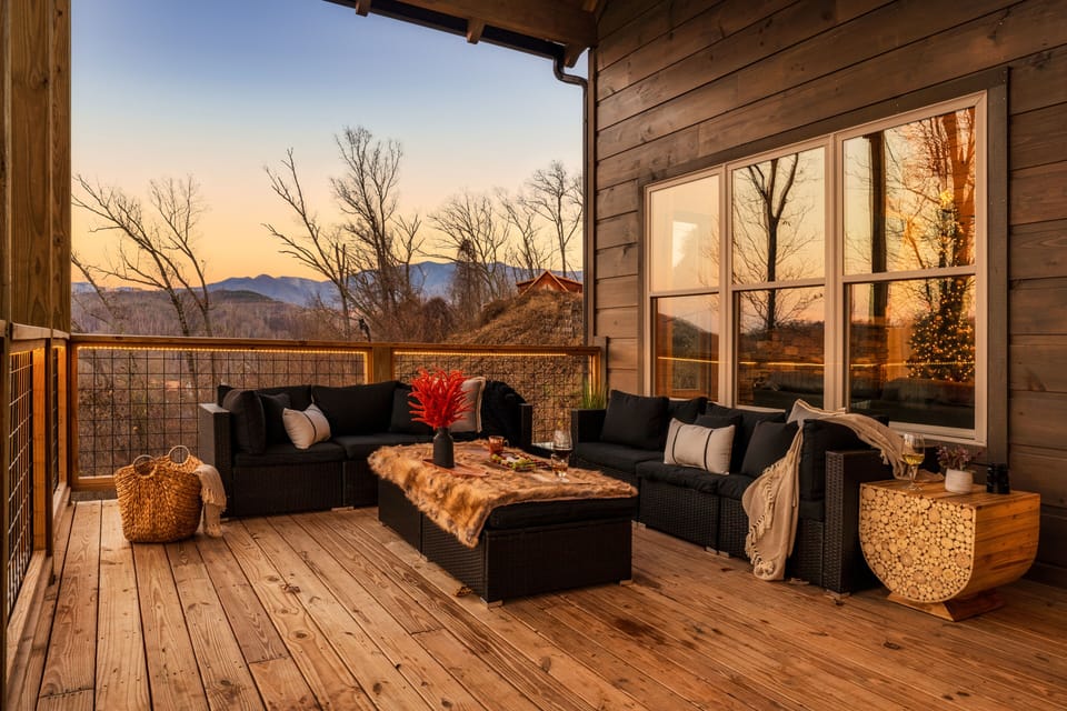 Main Level Deck with View - Seating Area