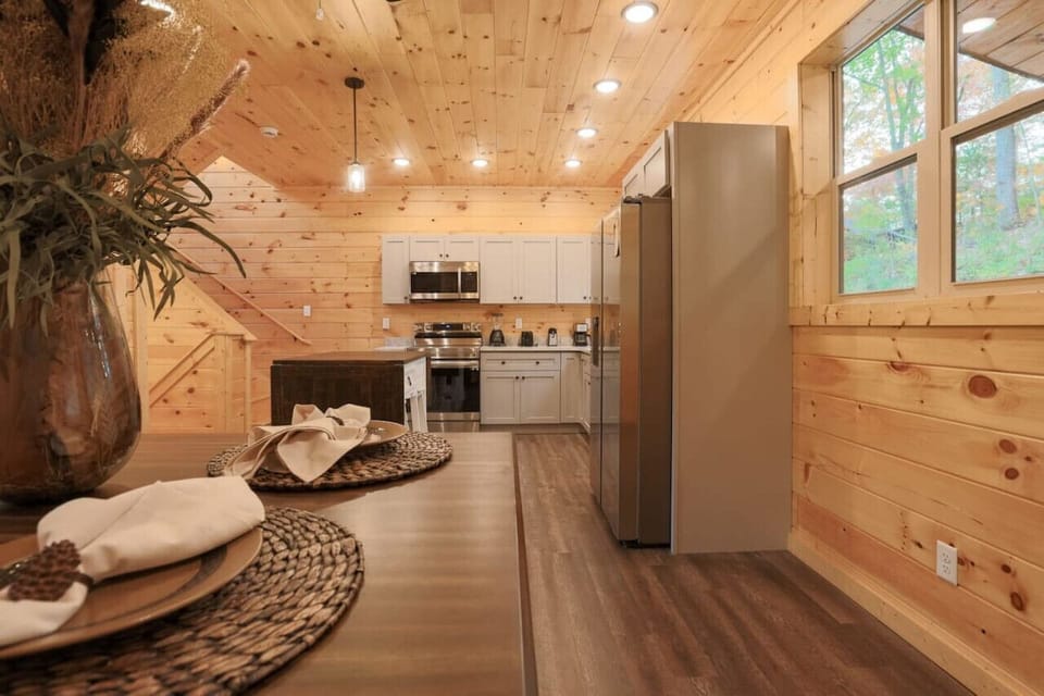 View of Kitchen from Dining Table