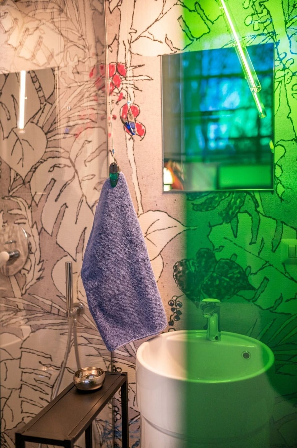 Exclusive Double Room | Bathroom | Shower, rainfall showerhead, designer toiletries, hair dryer