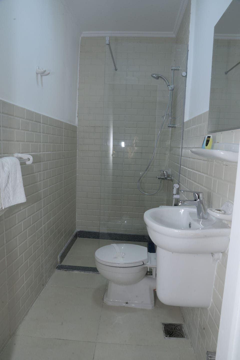 Hair dryer (on request), slippers, towels, soap