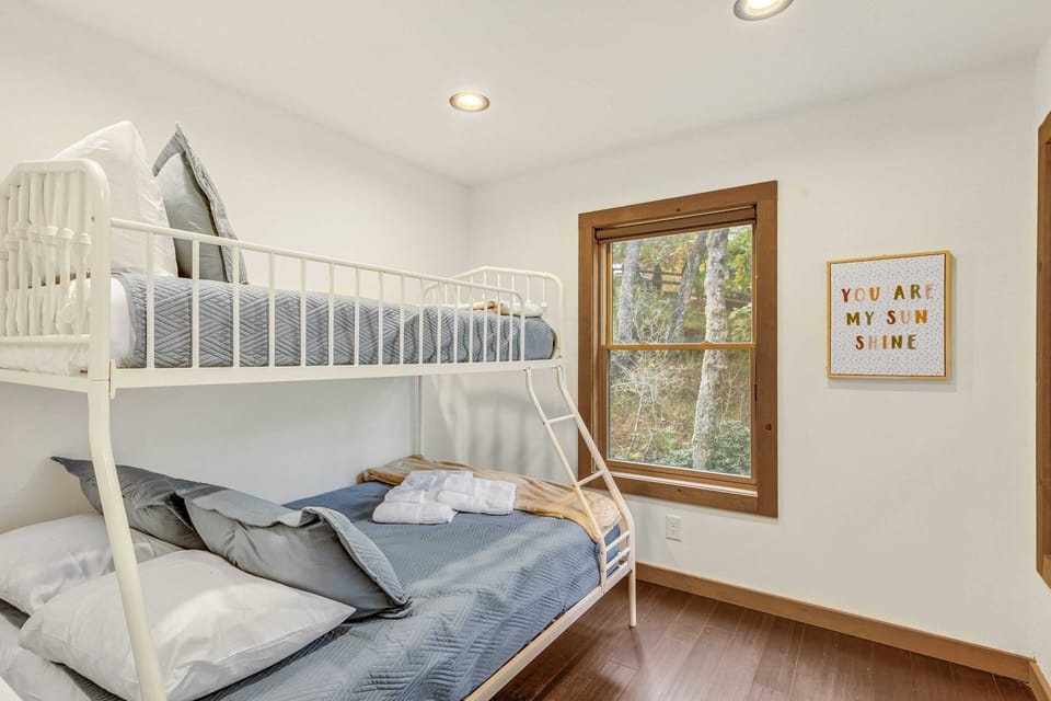 Sleeping for Three in the Twin-Over-Full Bunk Beds