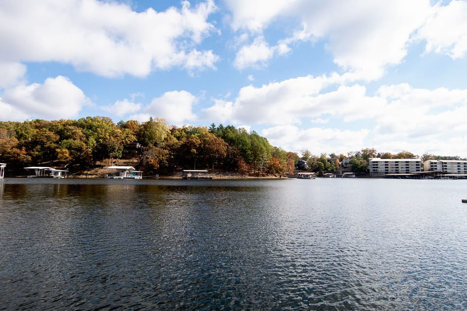 View of the lake from the swim dock