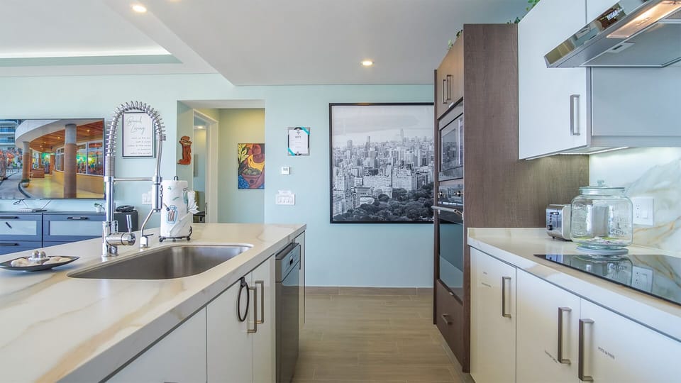 Counter space and the newest appliances make this an outstanding kitchen.