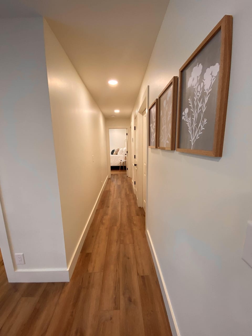 Hallway to master suites 1, 2 and twin trundle room