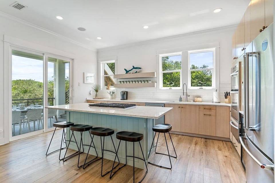 Gather Around The Kitchen Island With 6 Stools