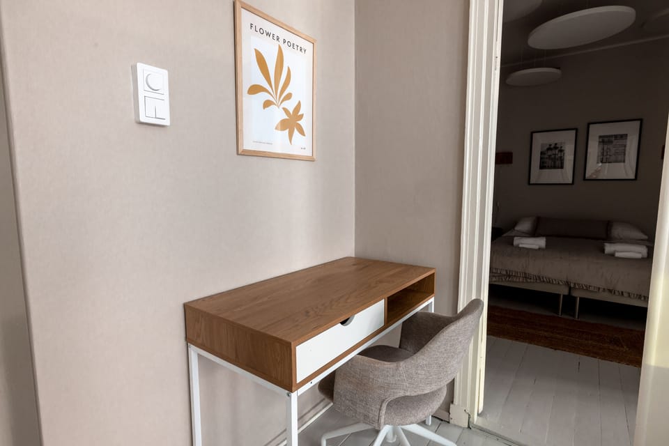 Comfort Apartment | Living area | 36-inch TV with cable channels