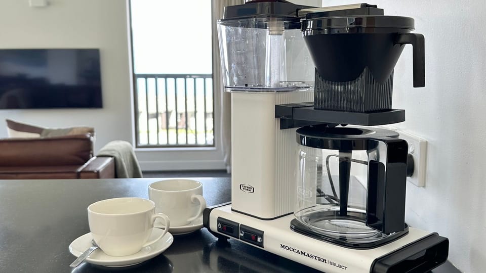 Fabulous Filtered Coffee machine for those who enjoy their coffee it is a great addition to the Nespresso Machine we already have.