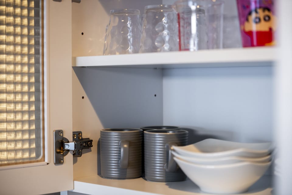 Basic Apartment | Private kitchen | Full-size fridge, microwave, stovetop, toaster