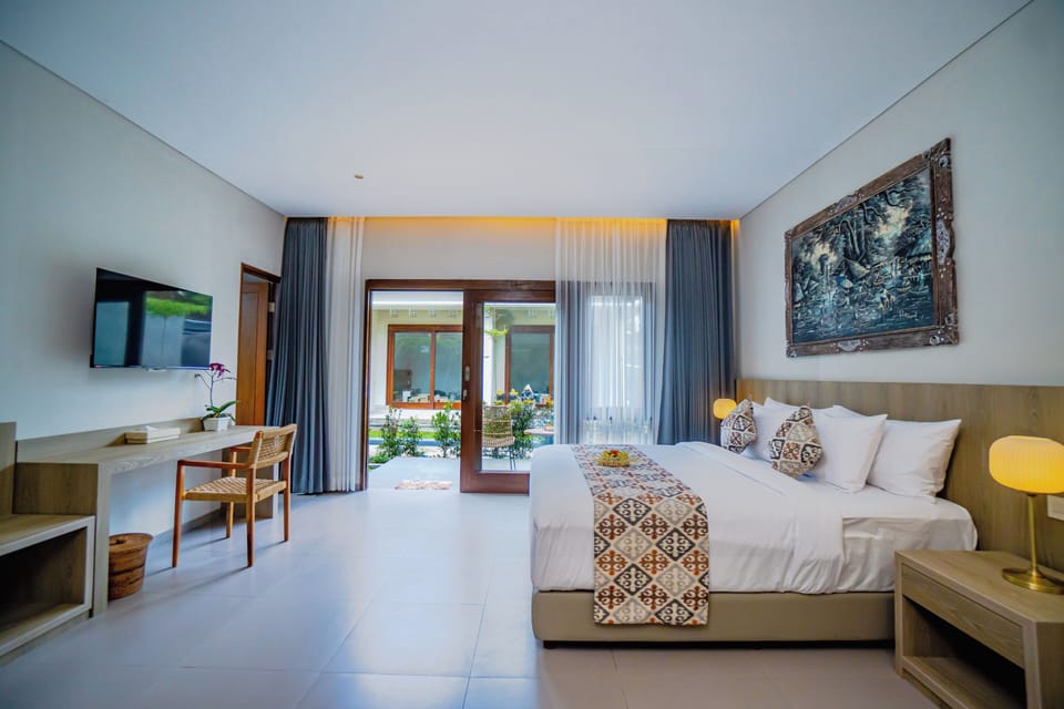 Bungalow with Garden View and Free Afternoon Tea | Memory foam beds, desk, blackout drapes, soundproofing