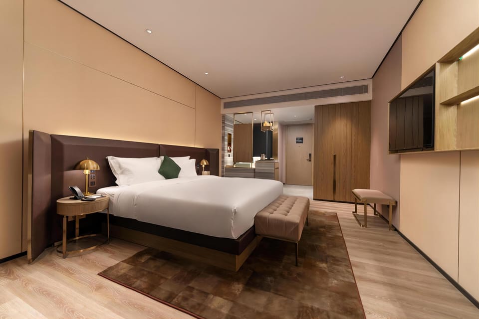 Design Room | Desk, laptop workspace, blackout drapes, soundproofing