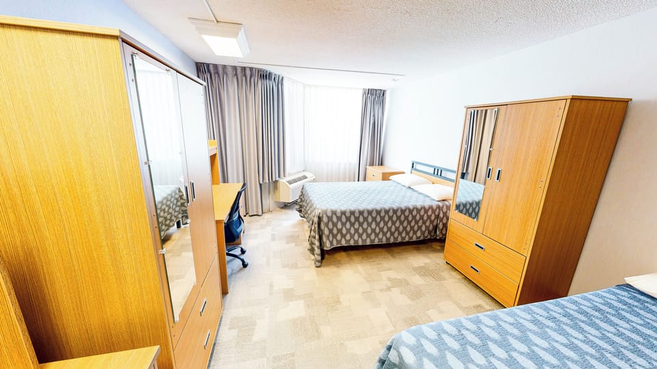 Standard Double Room, 2 Double Beds | Desk, iron/ironing board, free WiFi, bed sheets