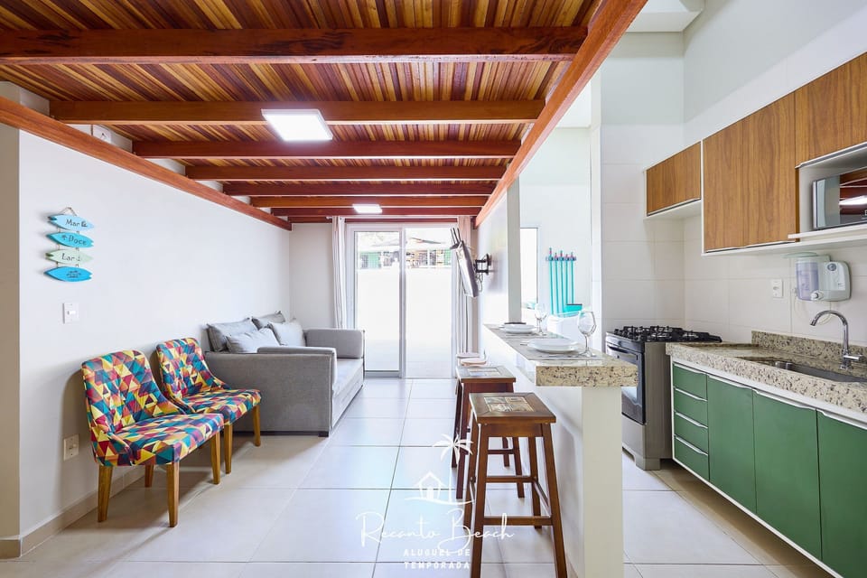 Apartment | Private kitchen | Full-size fridge, microwave, oven, blender