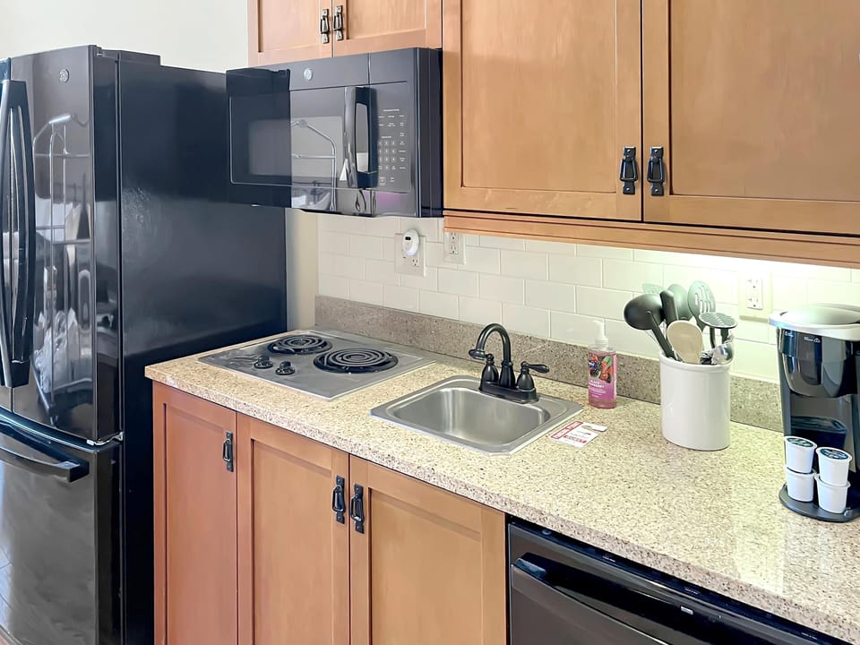 Cozy kitchen with modern appliances and ample storage