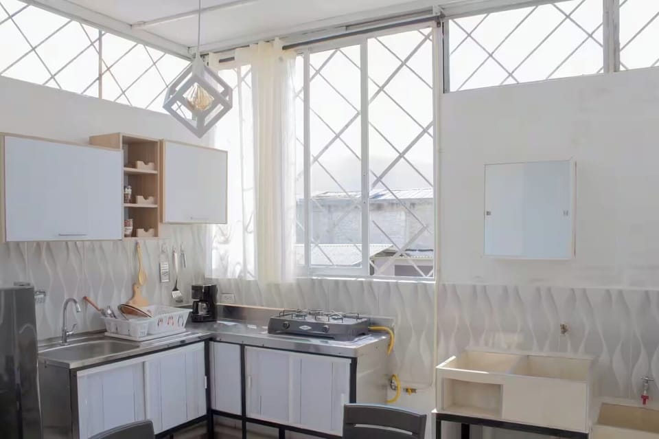Executive Apartment, 1 Double Bed with Sofa bed, Air conditioning, City View | Private kitchen | Fridge, dishwasher, rice cooker, blender