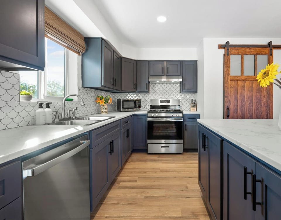 Kitchen with quality appliances