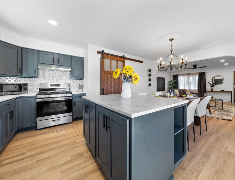 Kitchen complete with cooking essentials