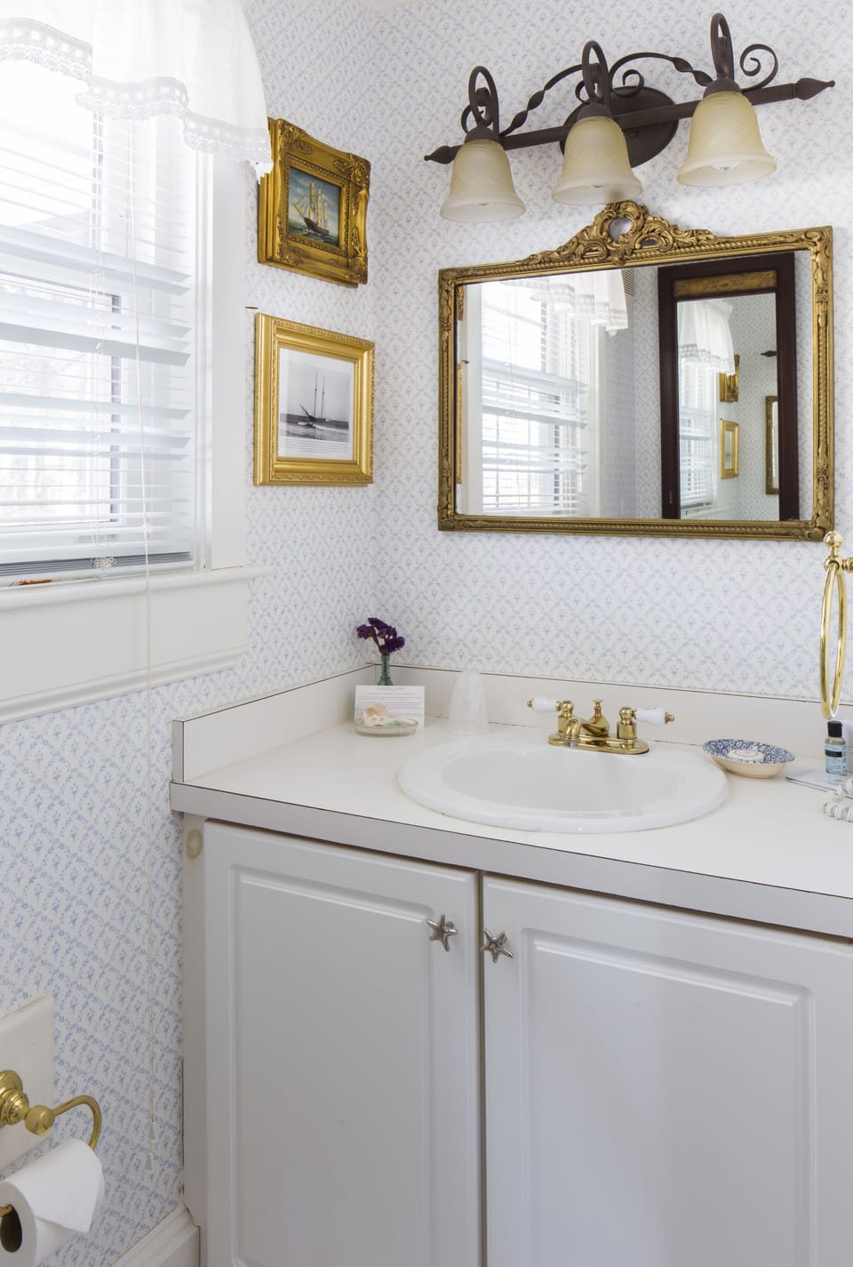 Designer toiletries, hair dryer, bathrobes, towels