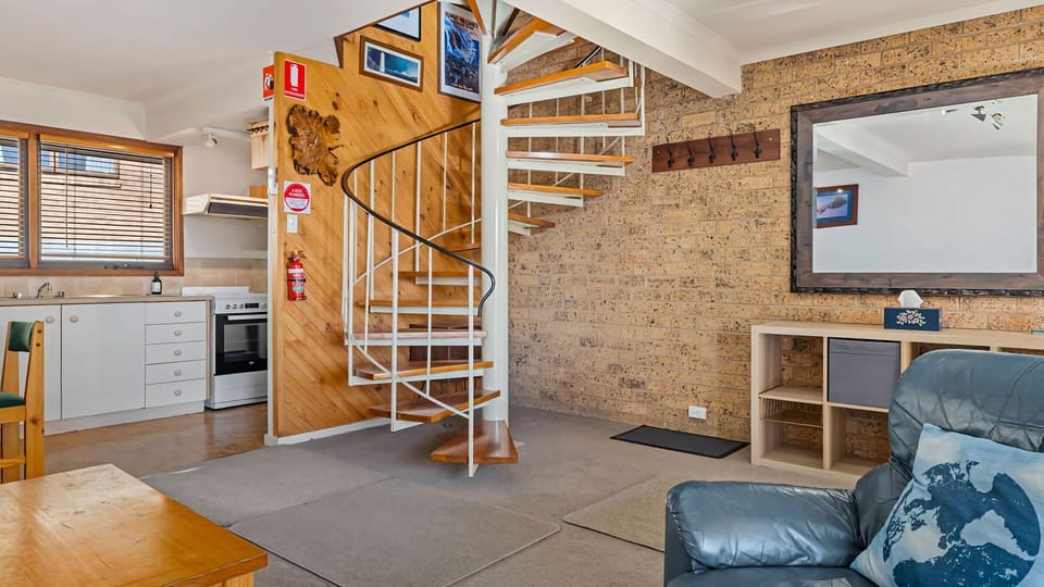 Living, dining, kitchen