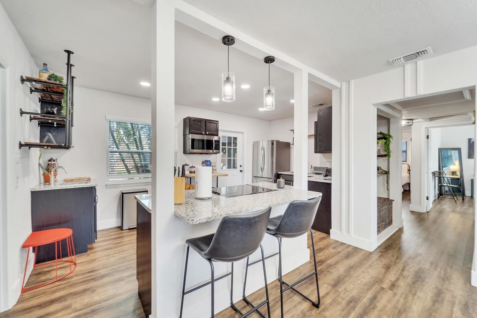 Full kitchen equipped for all of your culinary desires. Including coffee!