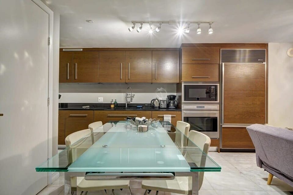 Dining Table & Kitchen area