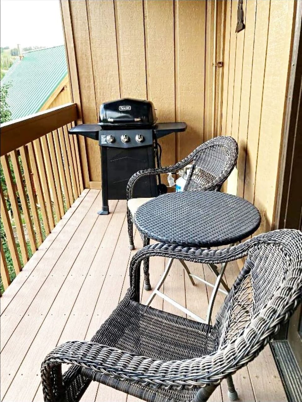 Private Balcony with BBQ Grill