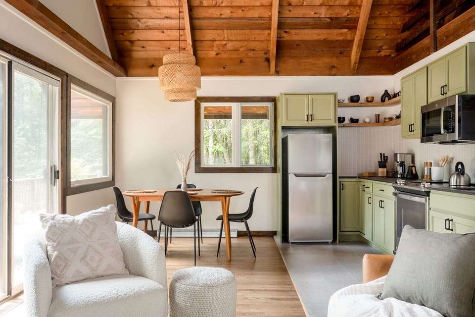 Enjoy our fully stocked kitchen. Photo: Shelter Upstate